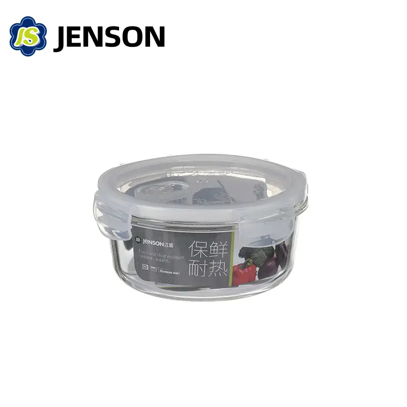 Round Meal Prep Container 2 rekeszes